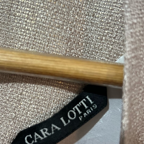 Cara Lotti Shift Dress Plus Size 48 Made In France Tweed Trim Mother Of Bride 18 - Picture 3 of 5